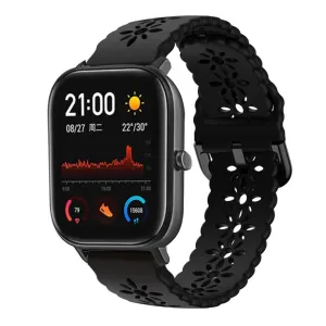Flash Sale Xiaomi Amazfit GTS Silicone Strap Patterned (Black)  Ends Soon!