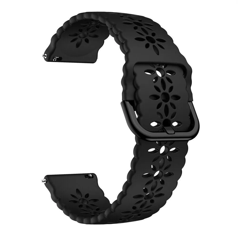 Flash Sale Xiaomi Amazfit GTS Silicone Strap Patterned (Black)  Ends Soon!