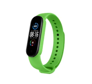 Flash Sale! Xiaomi Mi Band 5 Silicone Strap (Light Green)  Stylish & Comfortable
