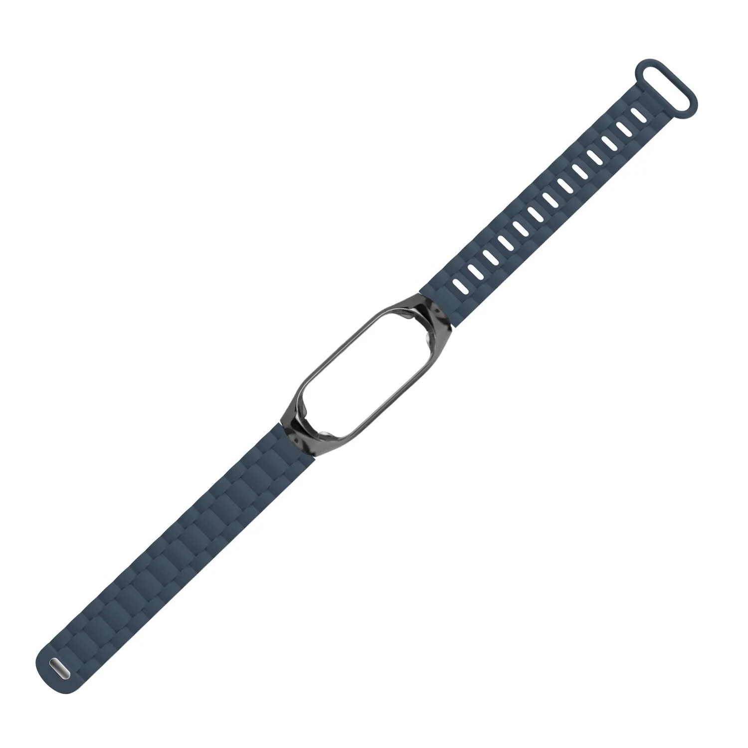 Flash Sale! Xiaomi Mi Band 7 TPU Strap with Frame (Dark Blue)  Stylish & Comfortable
