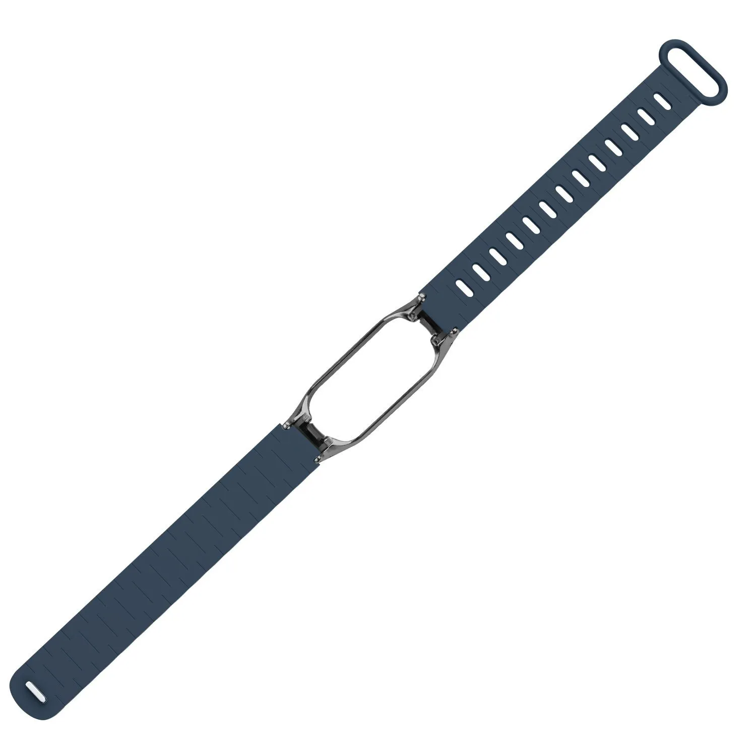 Flash Sale! Xiaomi Mi Band 7 TPU Strap with Frame (Dark Blue)  Stylish & Comfortable