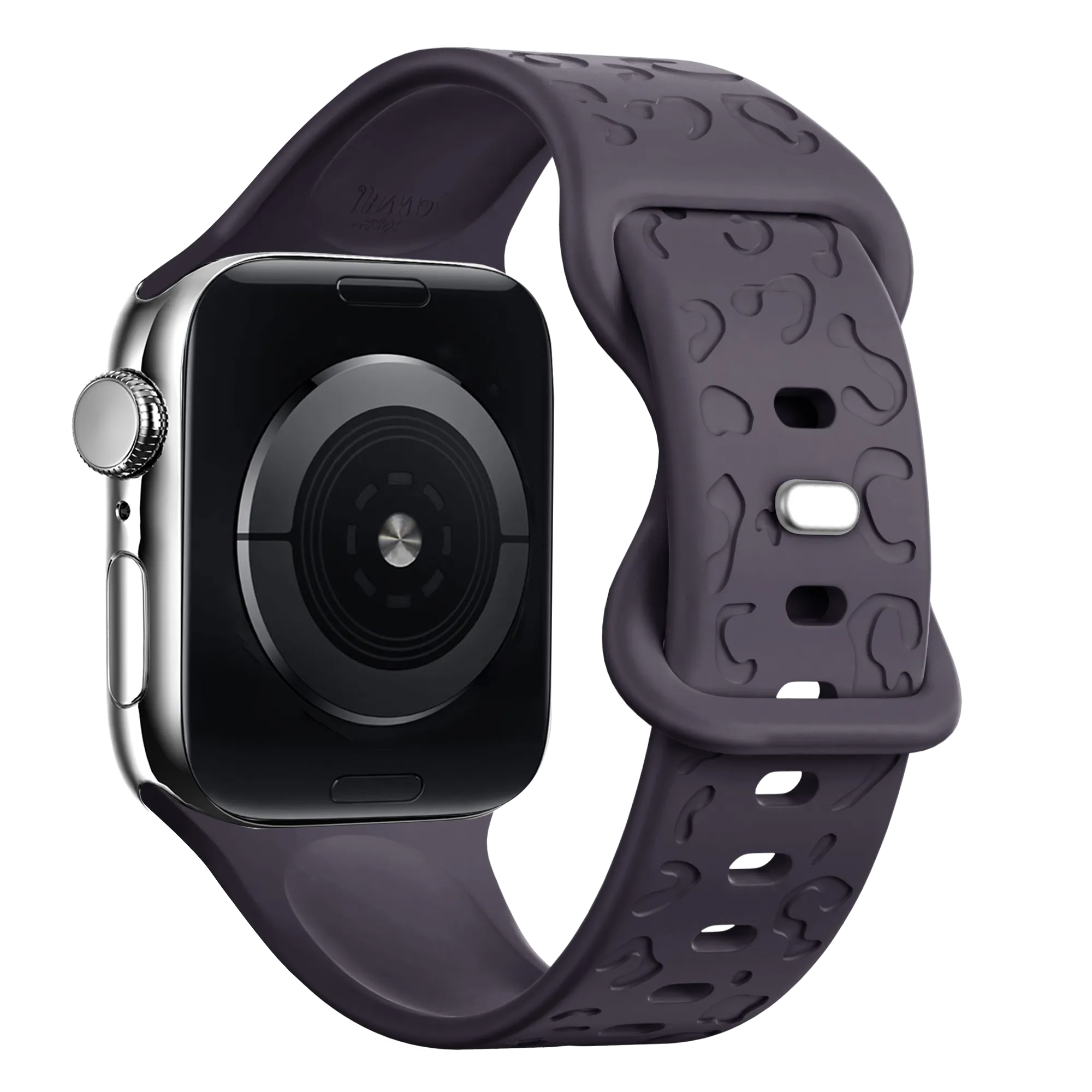 Flash Sale xoxo Wildhearts Apple Watch Silicone Strap Leopard Print (Dark Cherry)  Limited Release!