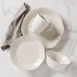 French Perle White 4-Piece Place Setting Lenox