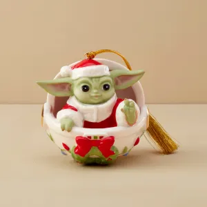 Holiday Grogu in Hover Pram Ornament Lenox