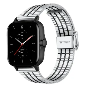 Hot Deal Amazfit GTS 2 Fine Steel Strap (Silver/Black)  Ends Soon!