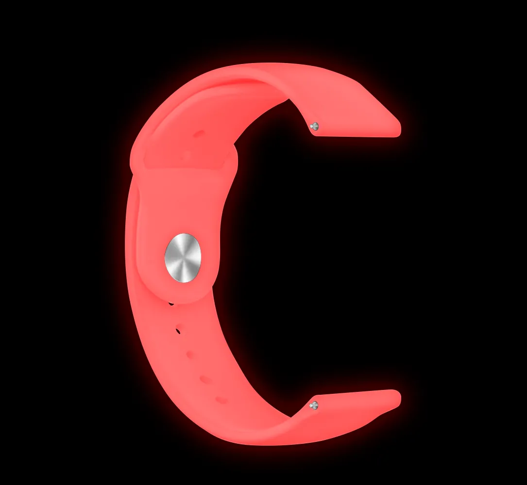 Hot Deal Amazfit GTS 2 Fluorescent Silicone Strap (Red)  Stylish & Comfortable