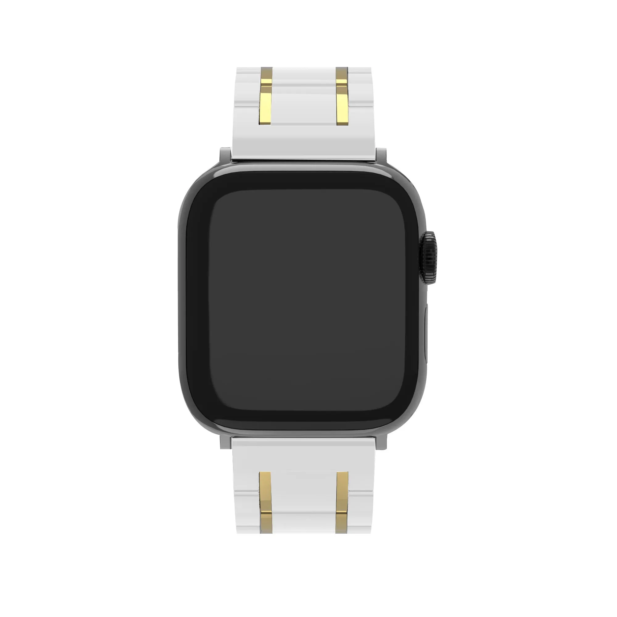 Hot Deal Apple Watch Ceramic/Steel Strap (White/Gold)  Today Only!