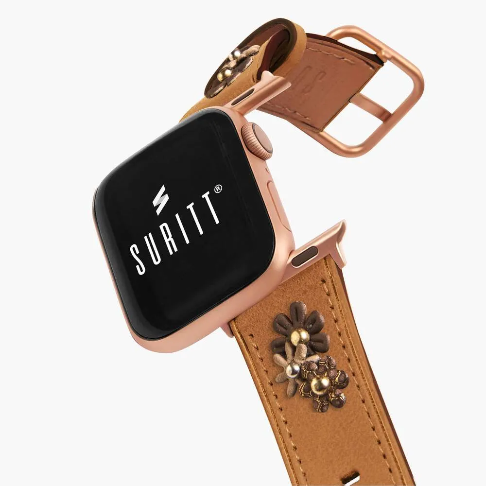 Hot Deal Apple Watch Daisy Saddle Brown  Almost Sold Out!