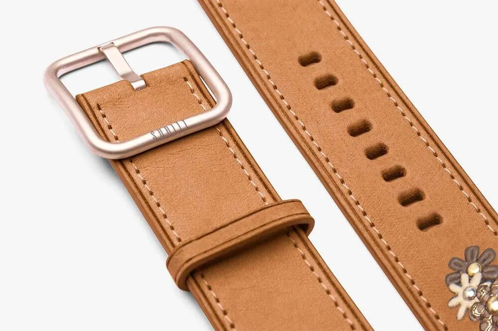 Hot Deal Apple Watch Daisy Saddle Brown  Almost Sold Out!