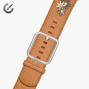 Hot Deal Apple Watch Daisy Saddle Brown  Almost Sold Out!