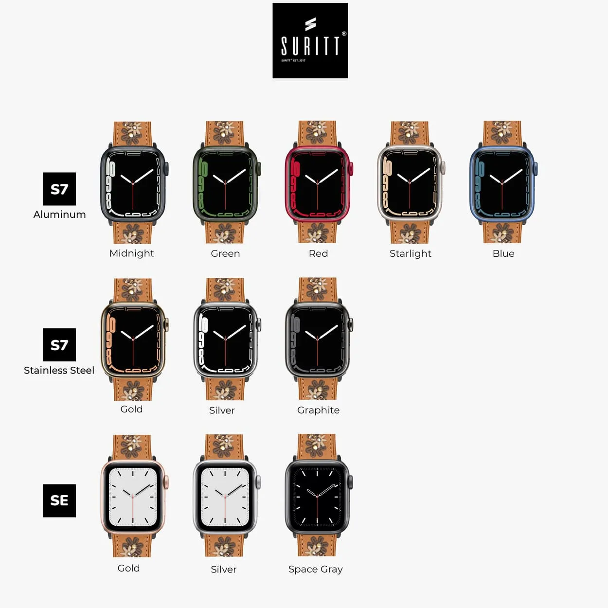 Hot Deal Apple Watch Daisy Saddle Brown  Almost Sold Out!