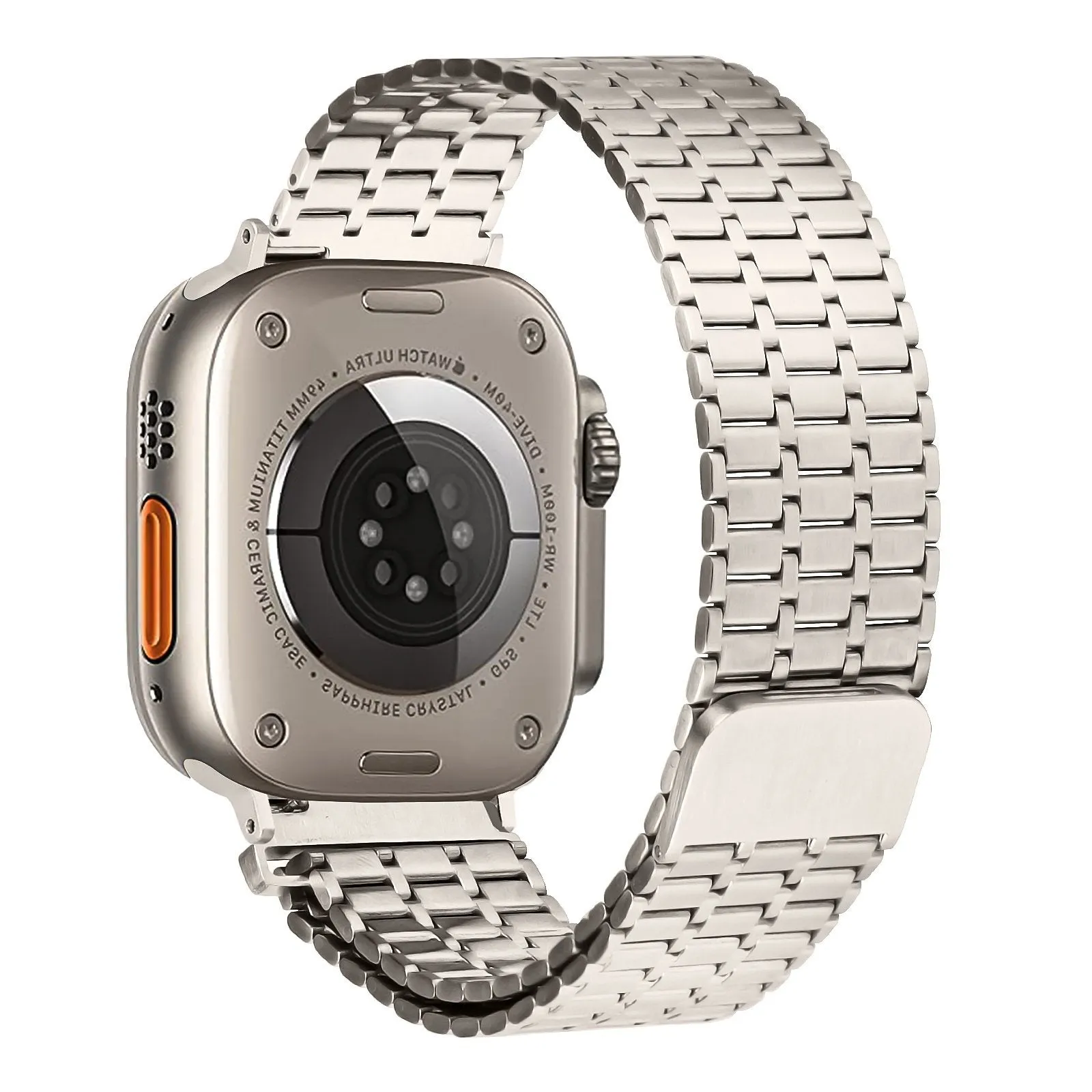Hot Deal Apple Watch Luxury Metal Mesh Strap (Starlight)  Limited Availability!