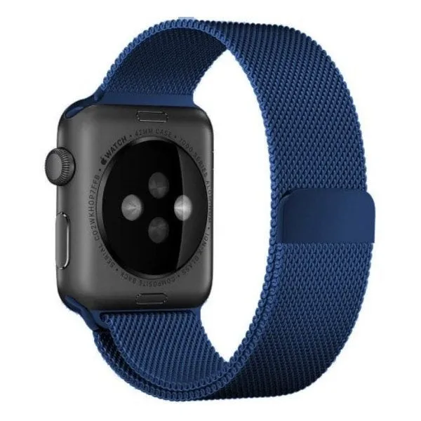 Hot Deal Apple Watch Milanese Strap (Blue)  Last Few Pieces!