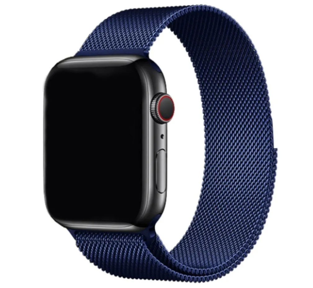 Hot Deal Apple Watch Milanese Strap (Blue)  Last Few Pieces!