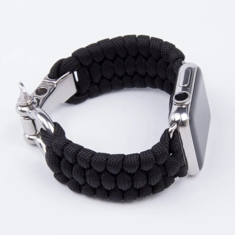 Hot Deal Apple Watch Nylon Rope Strap (Black)  Limited Availability!