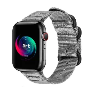 Hot Deal Apple Watch Nylon Strap with Buckle (Grey)  Almost Gone!