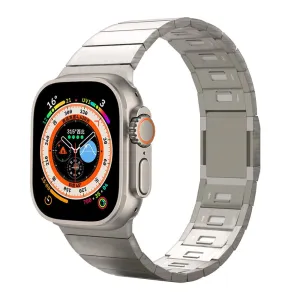 Hot Deal Apple Watch 'One Bead' Steel Strap (Titanium)  Stylish & Comfortable