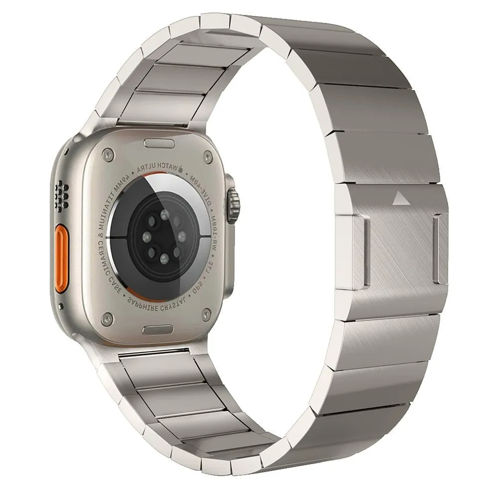 Hot Deal Apple Watch 'One Bead' Steel Strap (Titanium)  Stylish & Comfortable