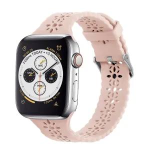 Hot Deal Apple Watch Patterned Silicone Strap (Pink)  Last Few Pieces!