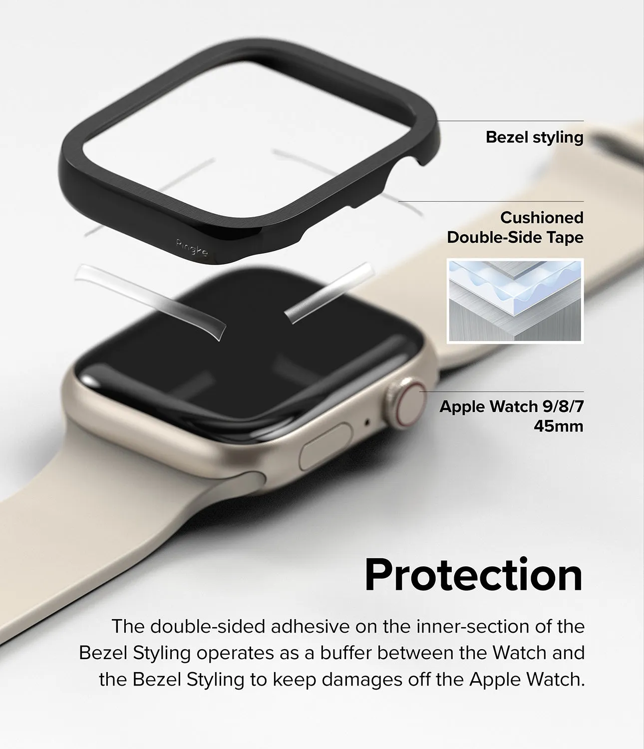 Hot Deal Apple Watch Series (45mm) | Premium Bezel Styling Hairline  Dont Miss Out!