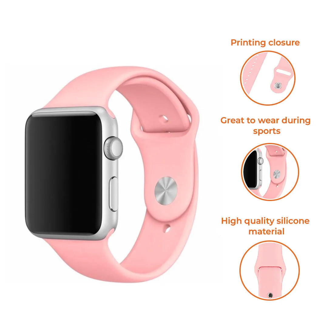 Hot Deal Apple Watch Silicone Strap (Pink)  Last Few Pieces!