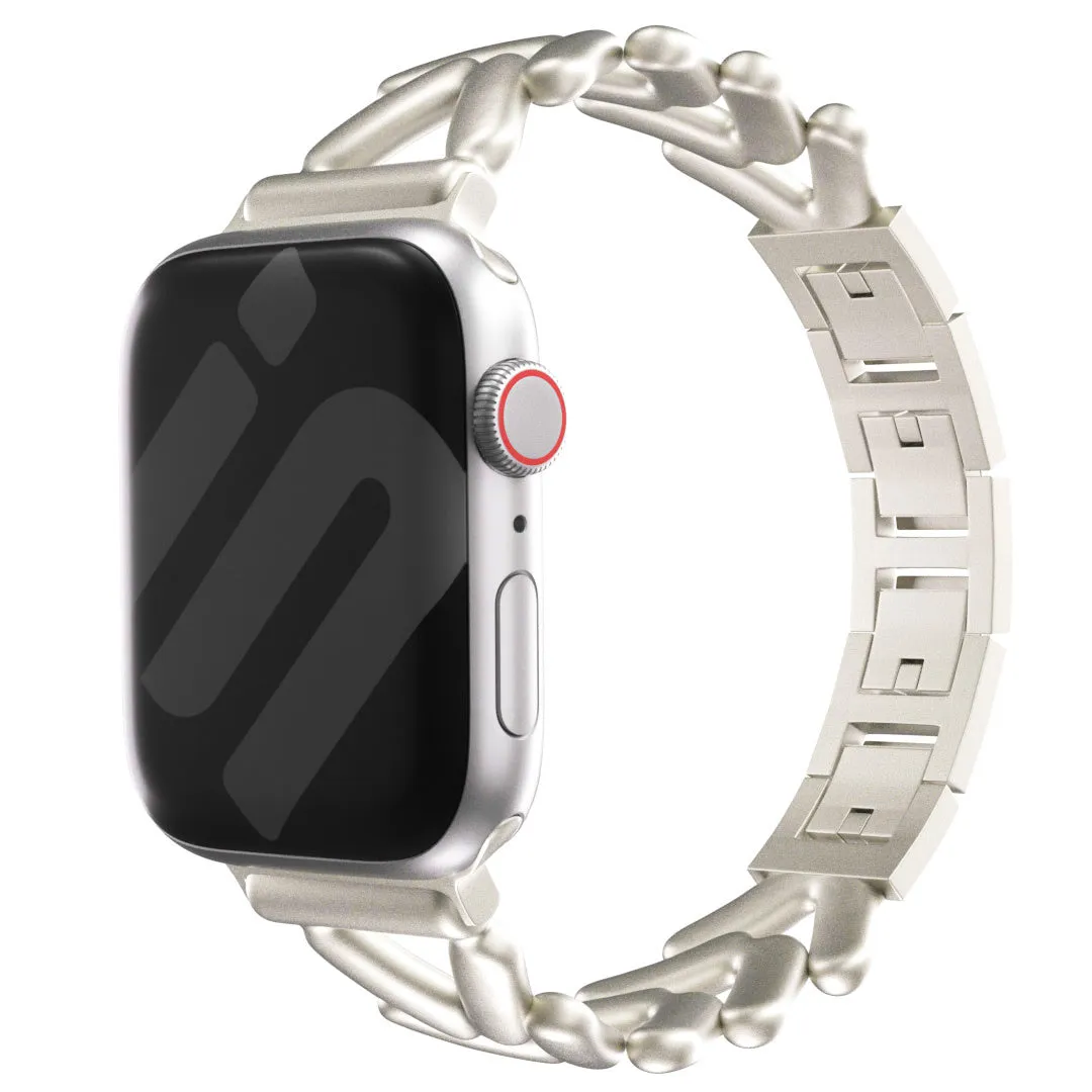 Hot Deal Apple Watch Steel Strap V-Type (Starlight)  Limited Release!