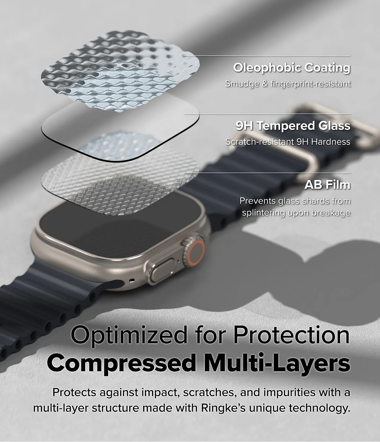 Hot Deal Apple Watch Ultra 2 / 1 Screen Protector | Easy Slide Tempered Glass  Limited Availability!