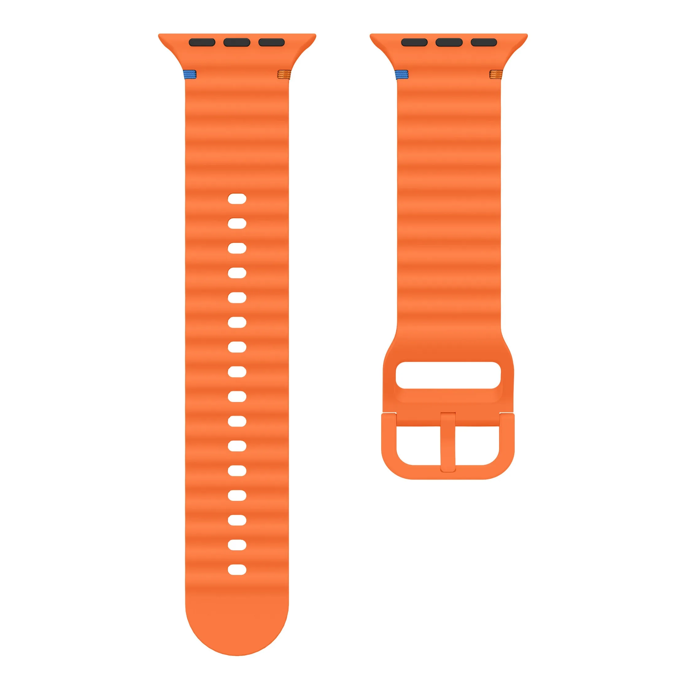 Hot Deal Apple Watch Wave Silicone Strap (Orange)  Limited Availability!