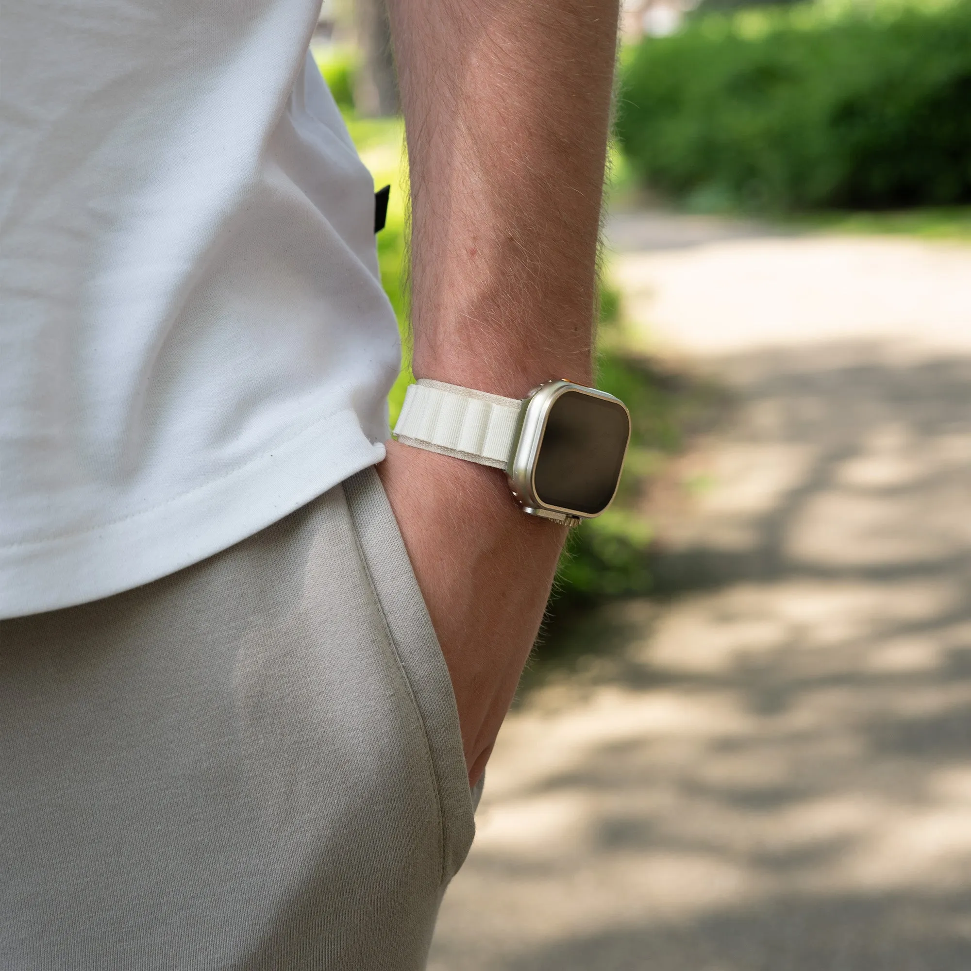 Hot Deal Bandz Apple Watch Alpine Strap (Starlight)  Limited Stock!