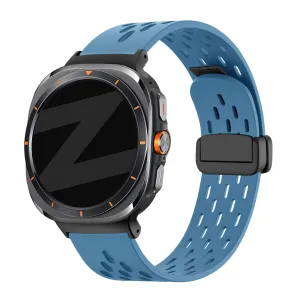 Hot Deal Bandz Samsung Galaxy Watch Ultra D-buckle Sport Strap 'Air' (Grayblue)  Limited Availability!