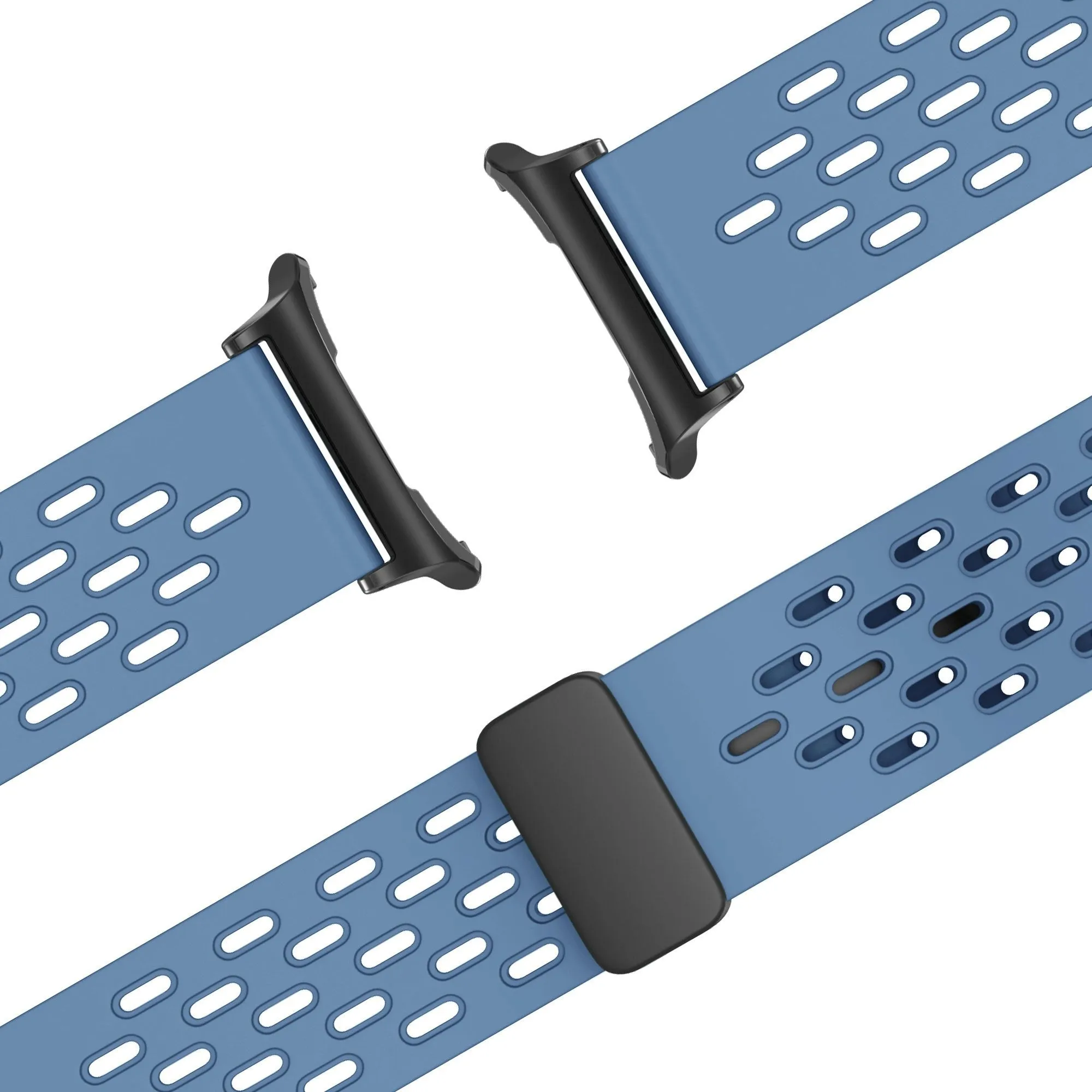 Hot Deal Bandz Samsung Galaxy Watch Ultra D-buckle Sport Strap 'Air' (Grayblue)  Limited Availability!