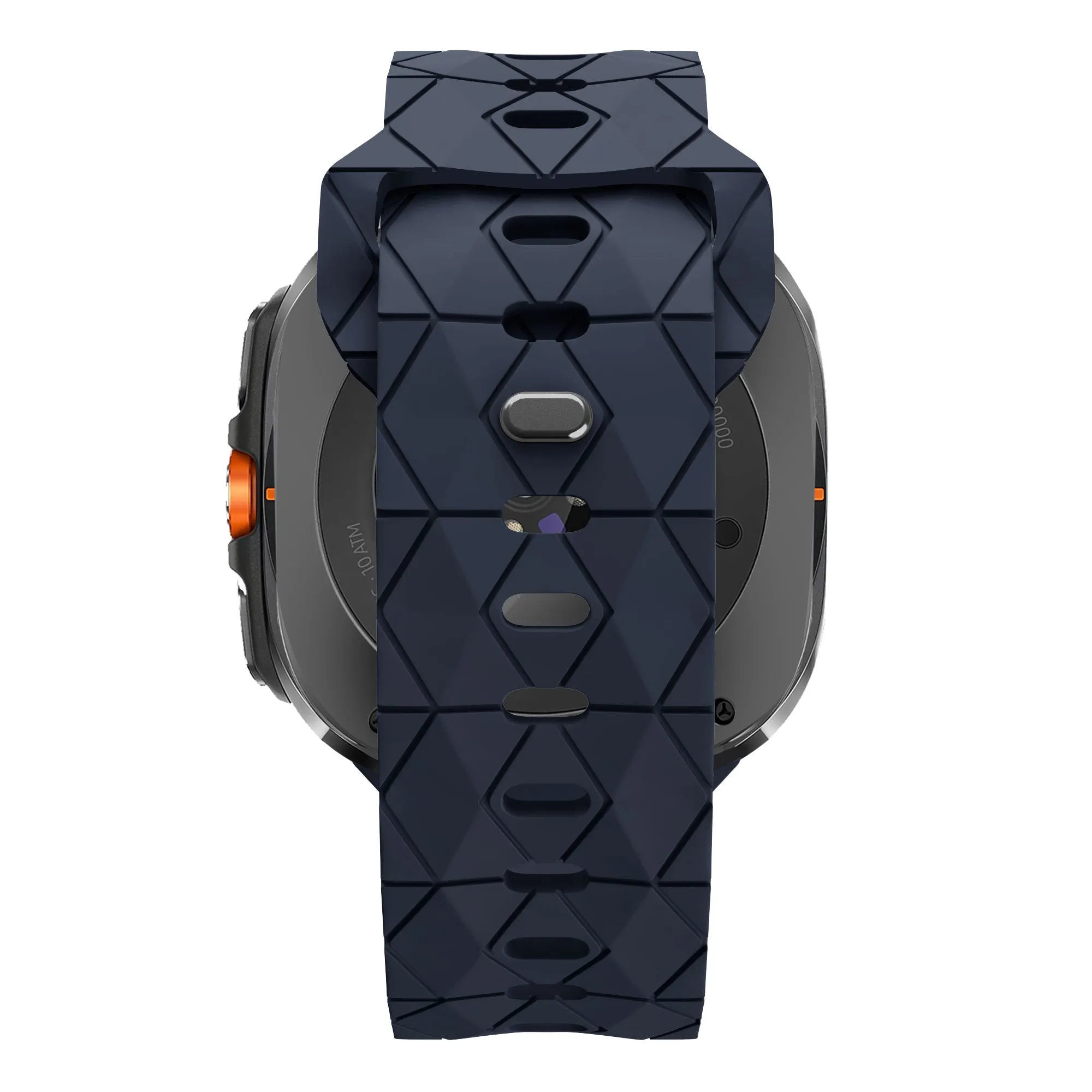 Hot Deal Bandz Samsung Galaxy Watch Ultra Silicone Strap 'Hexagons' (Dark Blue)  Limited Release!