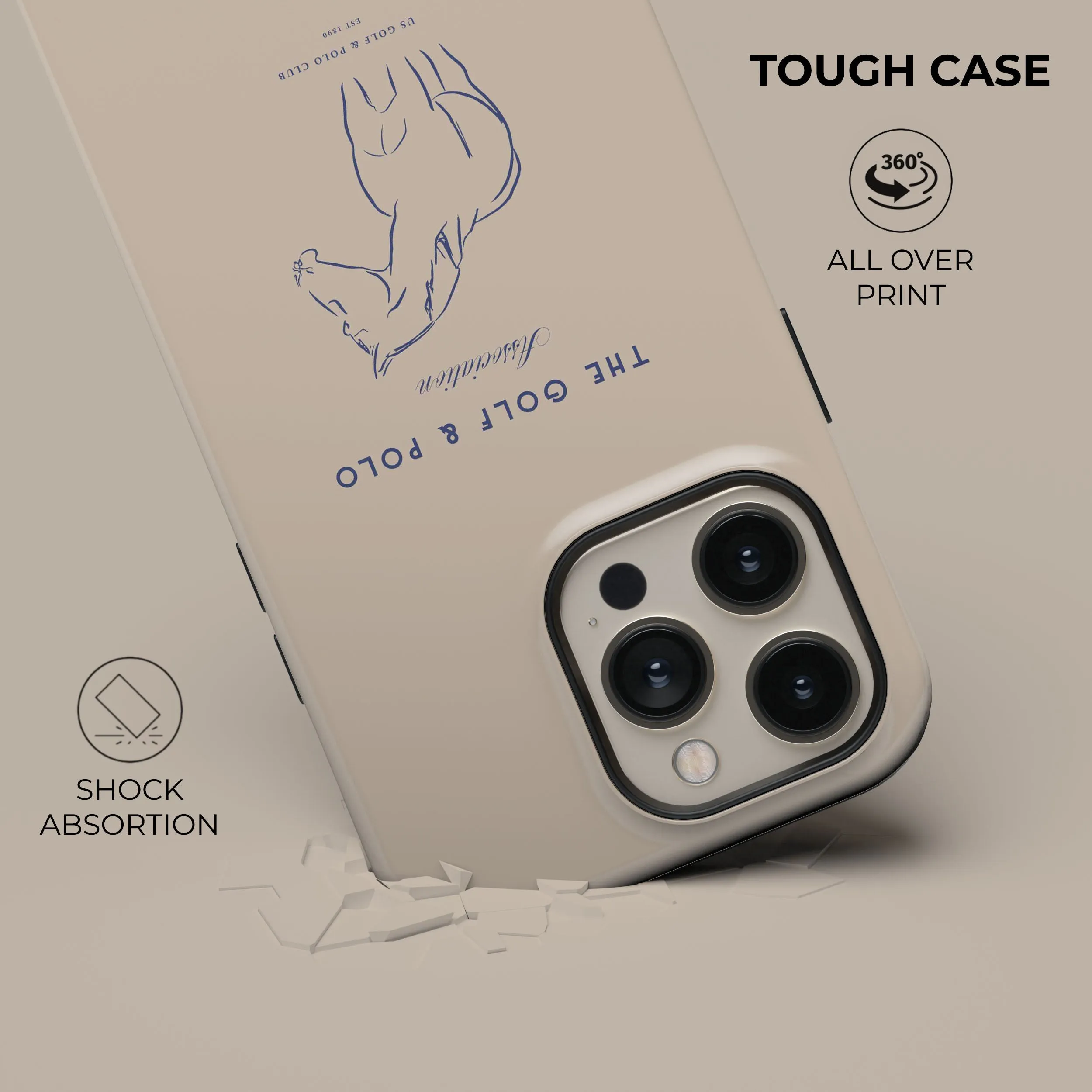 Hot Deal Beige Golf & Polo Phone Case  Dont Miss Out!