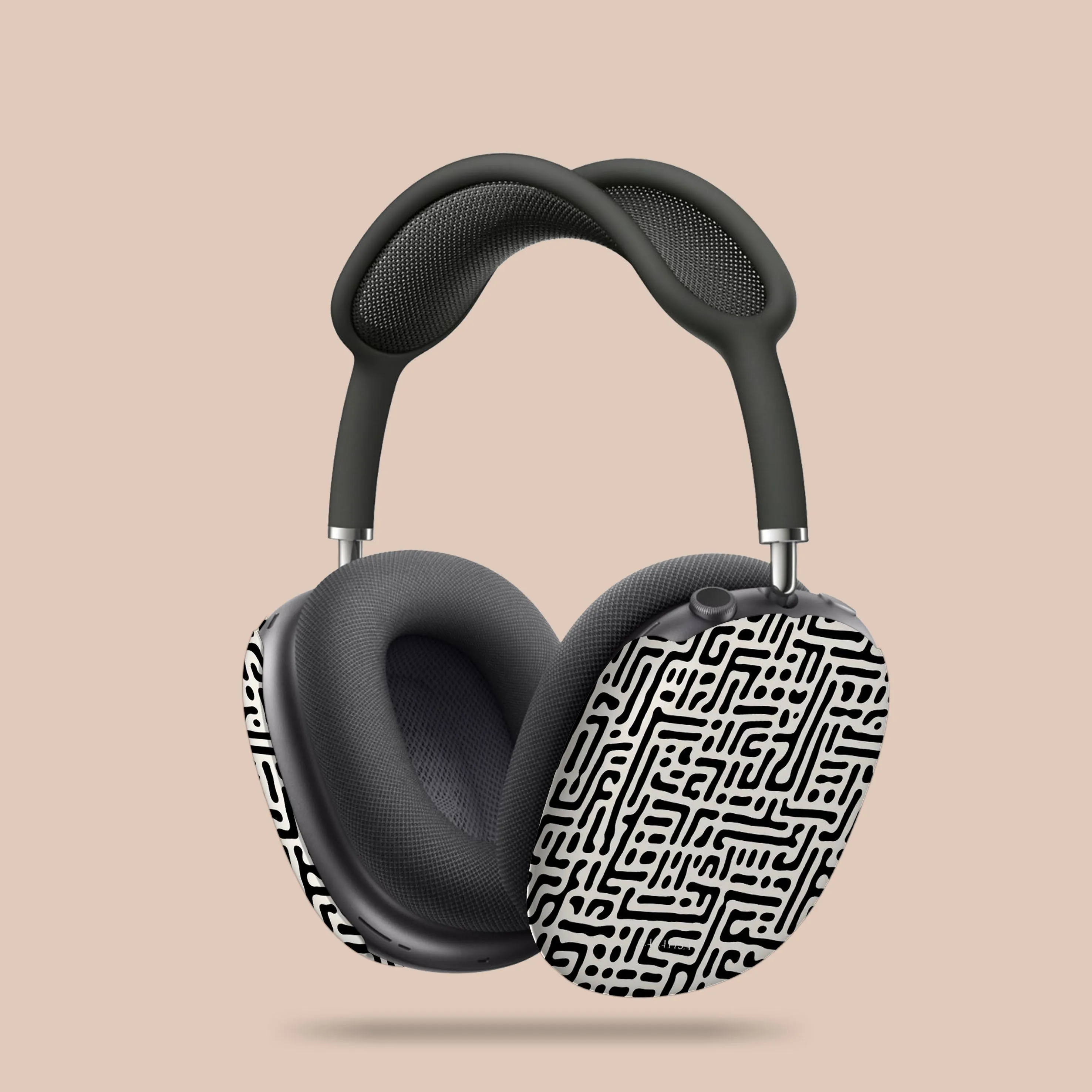 Hot Deal Black & White Maze AirPods Max Case  Ends Soon!