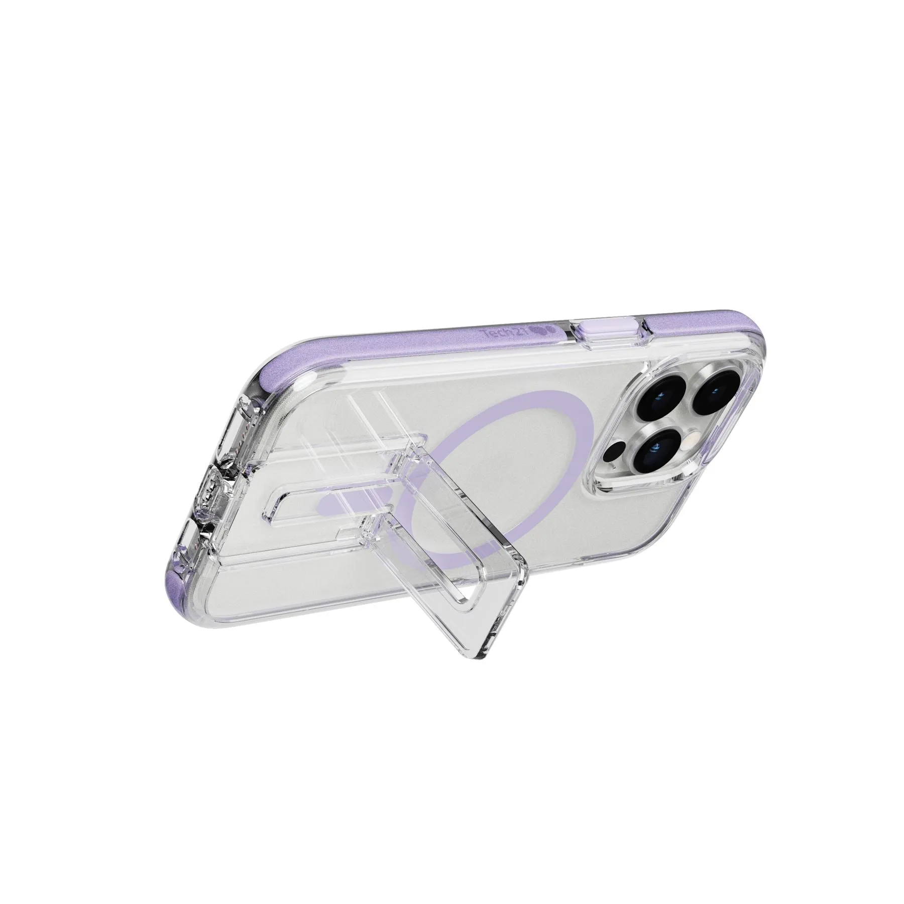 Hot Deal EvoCrystal Kick - Apple iPhone 14 Pro Case MagSafe Compatible - Lilac  Limited Availability!