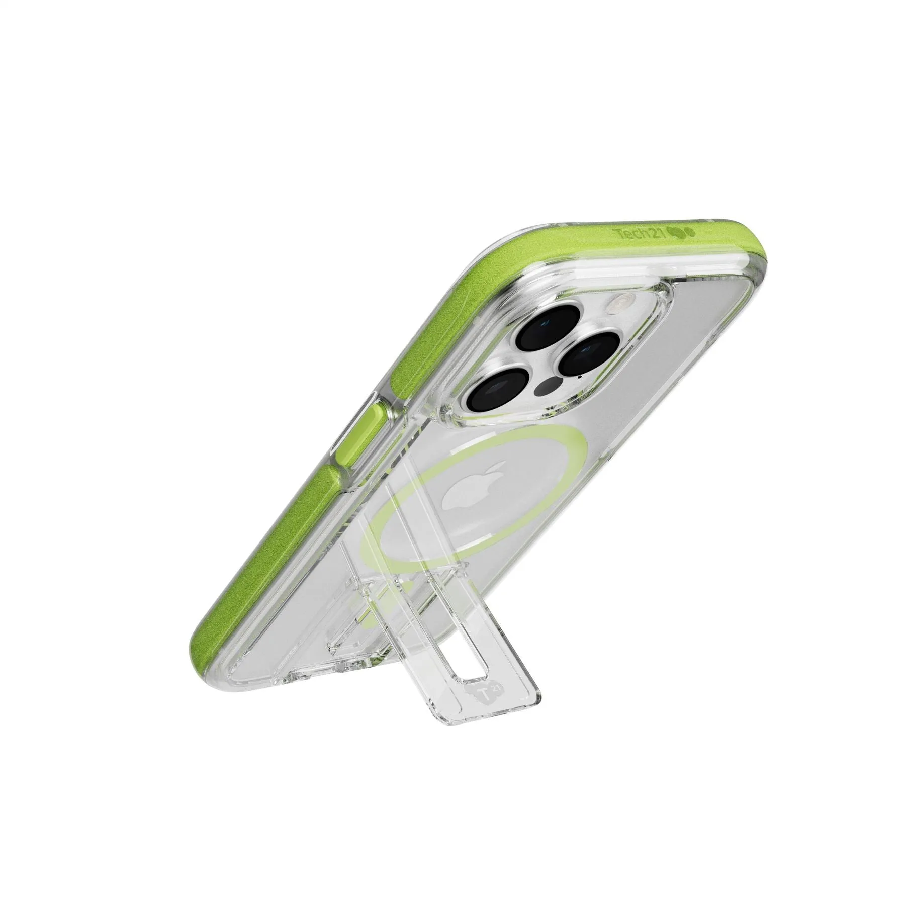 Hot Deal EvoCrystal Kick - Apple iPhone 15 Pro Case MagSafe Compatible - Lime  Going Fast!