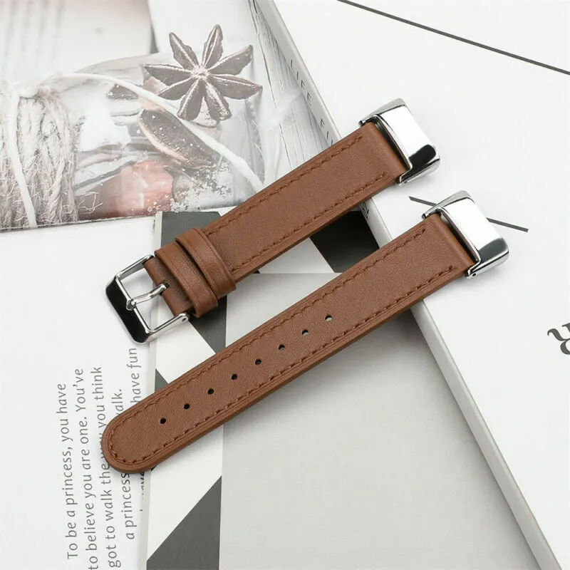 Hot Deal Fitbit Charge 6 Leather Strap (Brown)  Today Only!