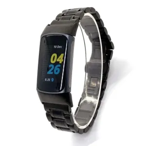 Hot Deal Fitbit Charge 6 Metal Strap (Black)  Dont Miss Out!