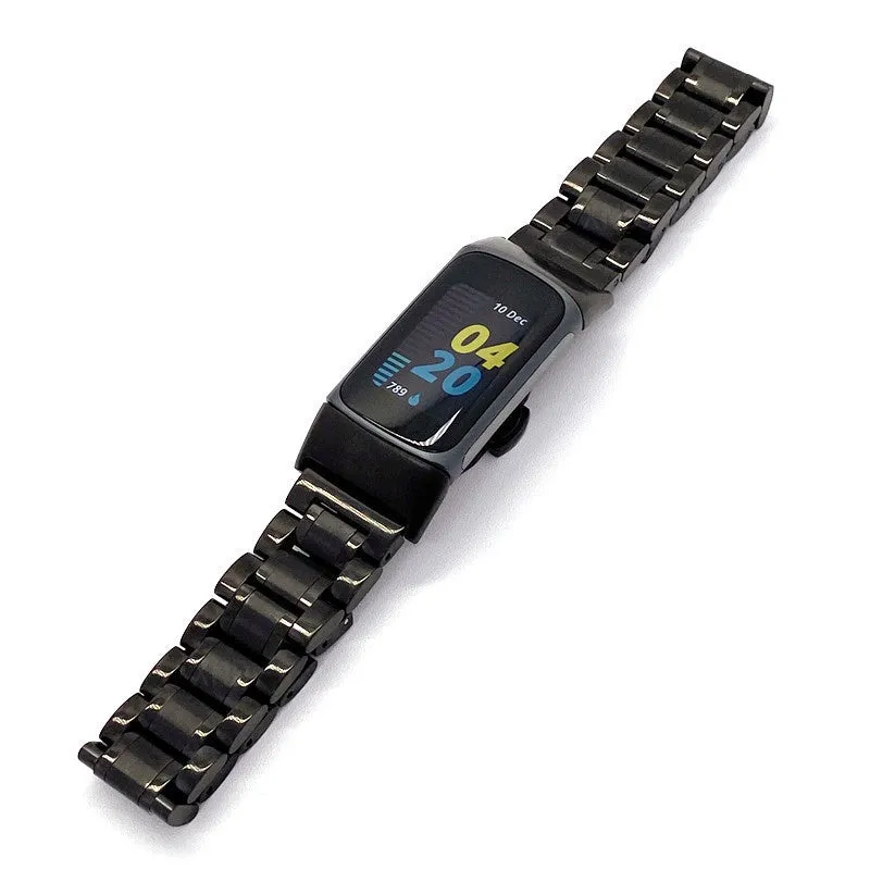 Hot Deal Fitbit Charge 6 Metal Strap (Black)  Dont Miss Out!