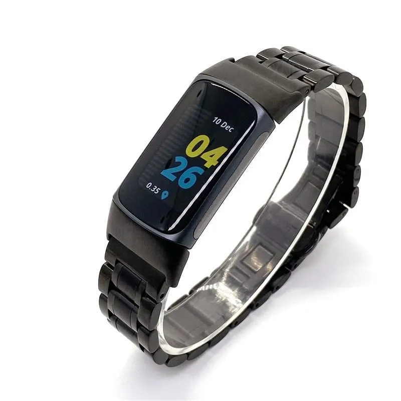 Hot Deal Fitbit Charge 6 Metal Strap (Black)  Dont Miss Out!