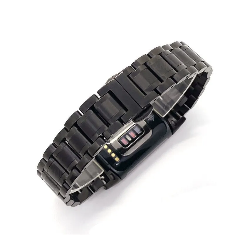 Hot Deal Fitbit Charge 6 Metal Strap (Black)  Dont Miss Out!