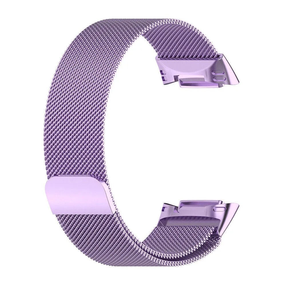 Hot Deal Fitbit Charge 6 Milanese Strap (Lilac)  Stylish & Comfortable