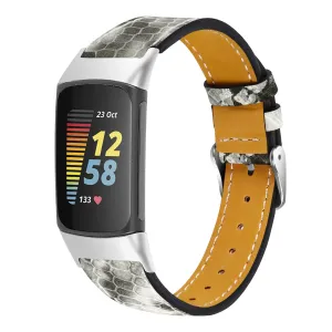 Hot Deal Fitbit Charge 6 Modern Leather Strap (Snake)  Dont Miss Out!