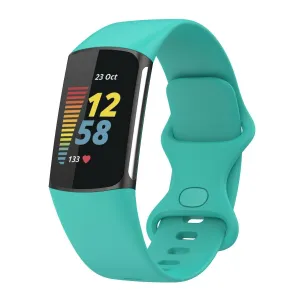 Hot Deal Fitbit Charge 6 Silicone Strap (Aqua)  Last Few Pieces!