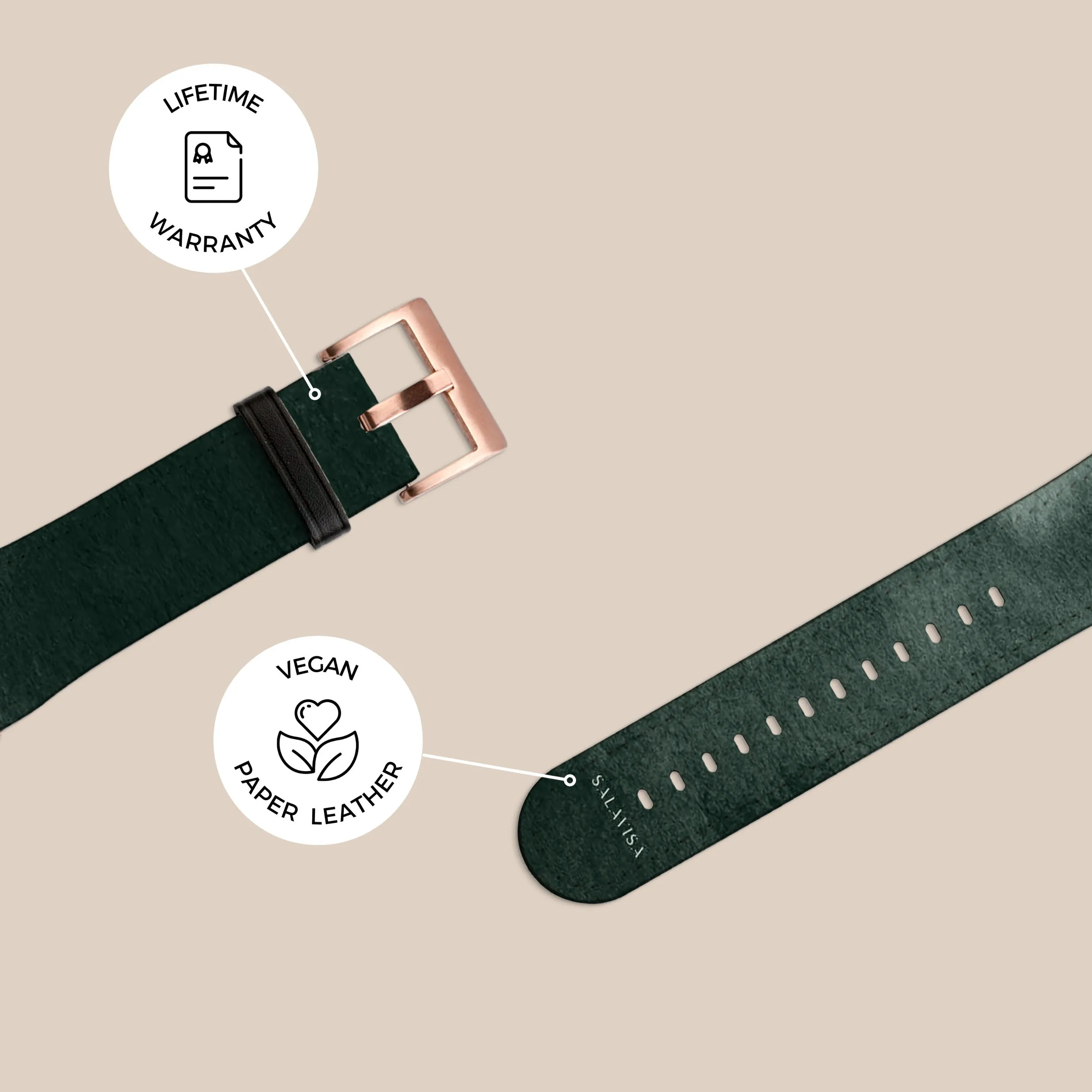 Hot Deal Forest Green Watercolor Galaxy Watch Band  Stylish & Comfortable