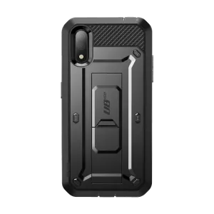 Hot Deal Galaxy A01 Unicorn Beetle Pro Rugged Holster Case-Black  Going Fast!