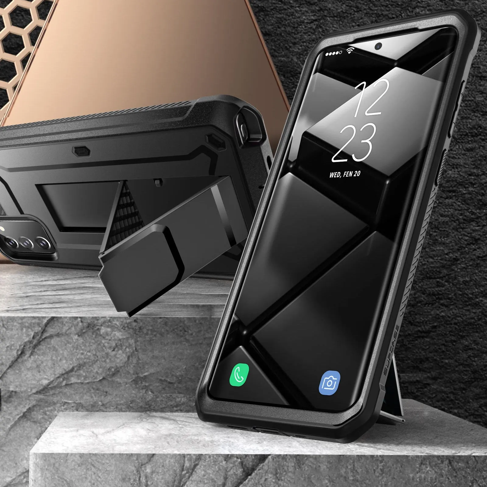 Hot Deal Galaxy Note20 Unicorn Beetle PRO Rugged Holster Case-Black  Limited Stock!