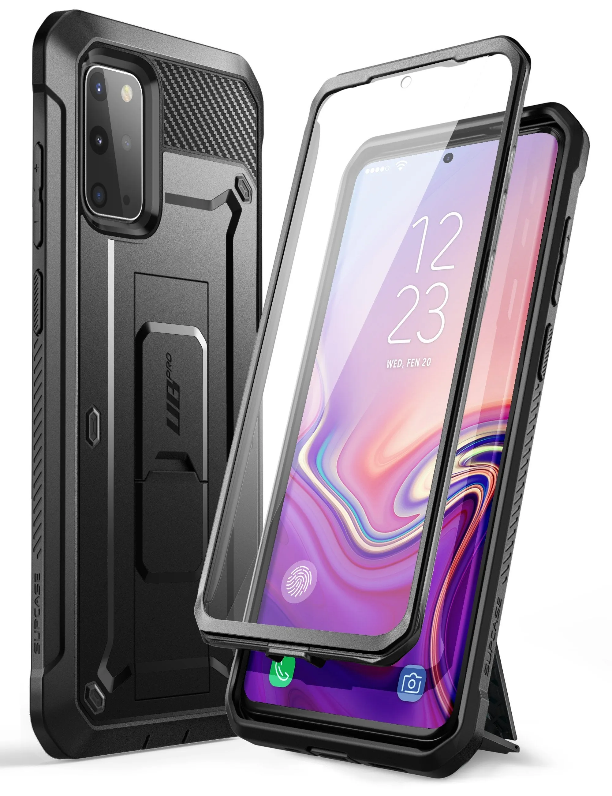 Hot Deal Galaxy S20 Plus Unicorn Beetle Pro Rugged Case (with Screen Protector)-Black  Limited Release!