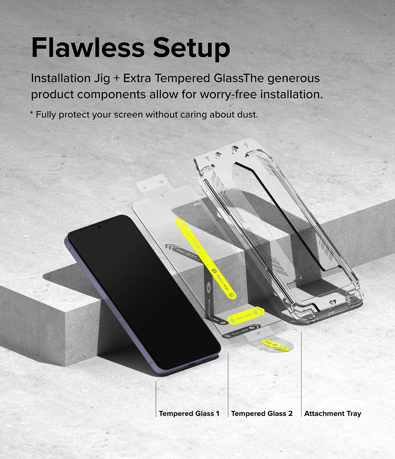 Hot Deal Galaxy S24 Plus Screen Protector | Easy Slide Tempered Glass  Almost Sold Out!