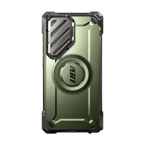 Hot Deal Galaxy S24 Ultra Unicorn Beetle MAG XT Bumper Case -Dark Green  Last Chance!